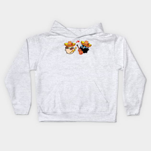 Poopy & Doopy - Day of the Dead Kids Hoodie by Poopy_And_Doopy